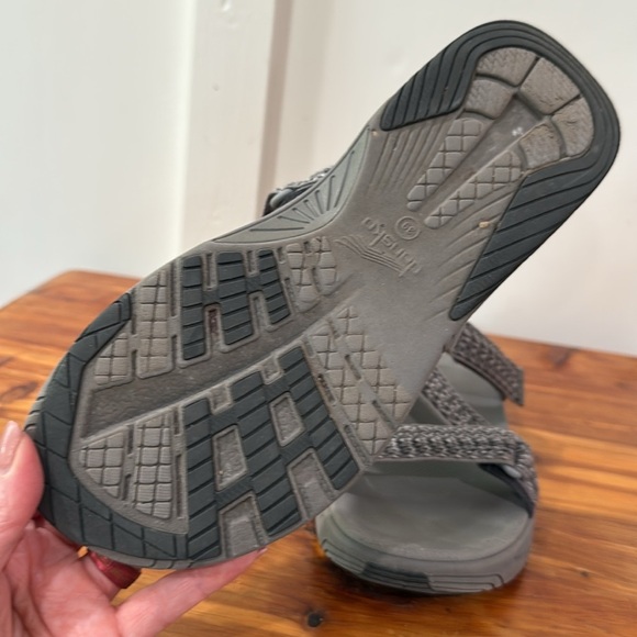 Dansko Rosette Slip-On Gray Sport Sandals 39 - Picture 7 of 8